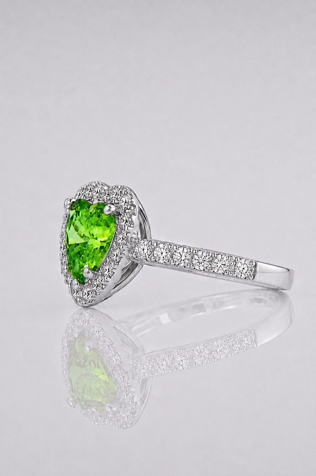 Natural Color Changing Alexandrite Diamond Handcrafted Platinum Ring