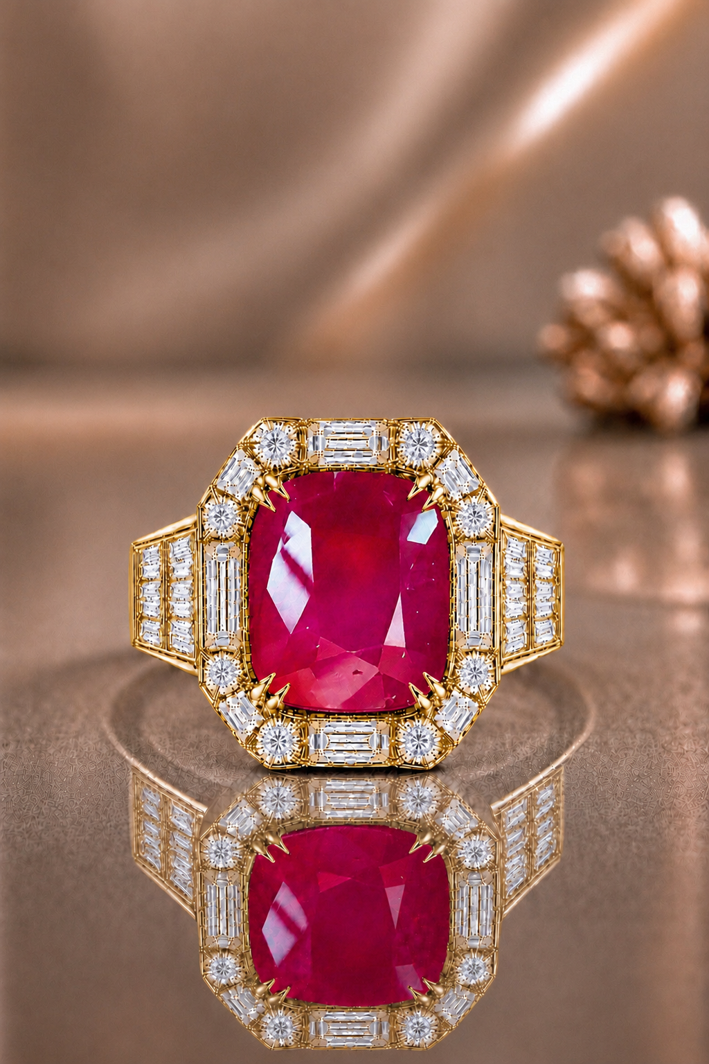 Eleanor Ruby & Diamond Ring