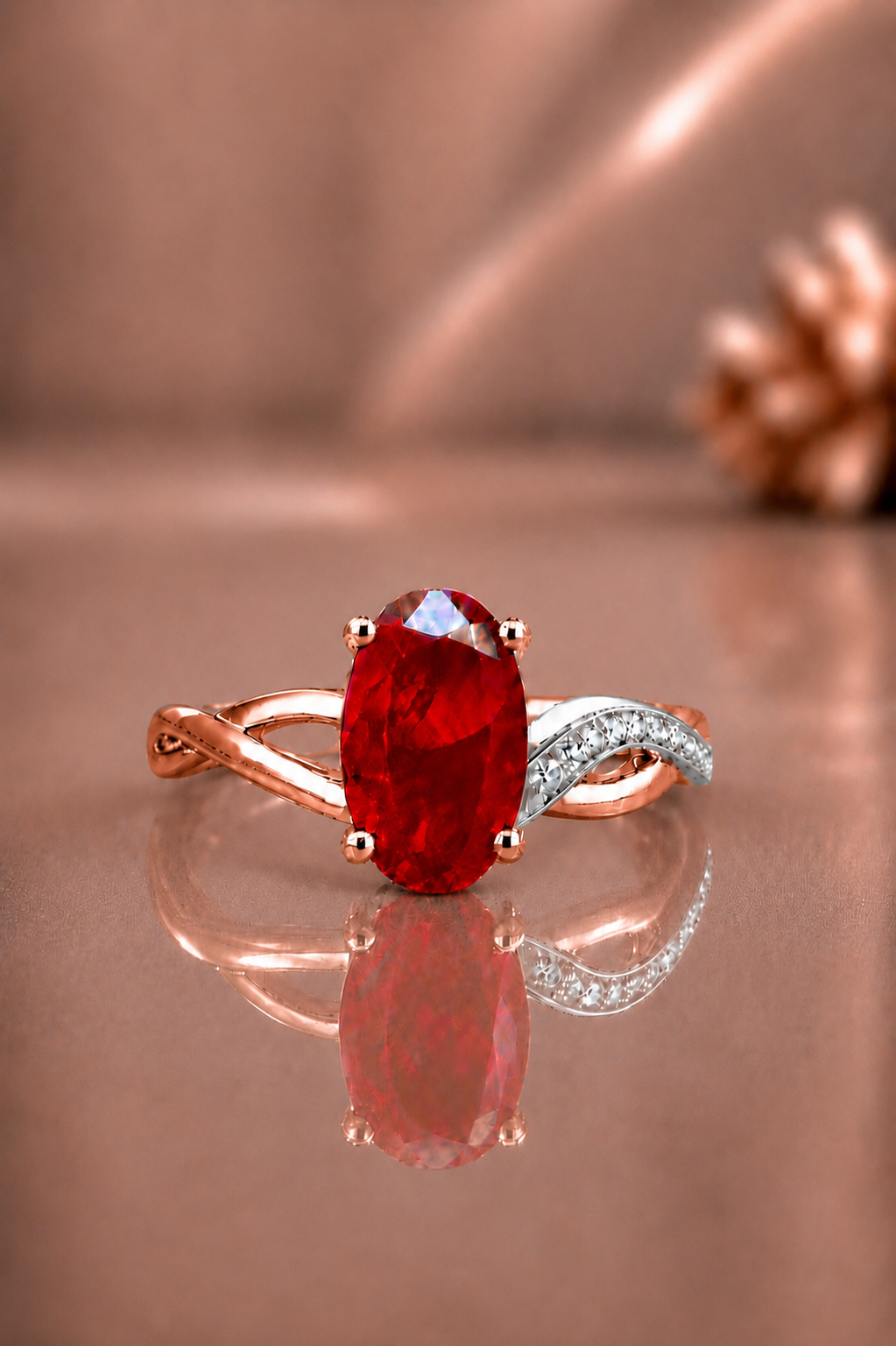 Madeleine Ruby & Diamond Ring