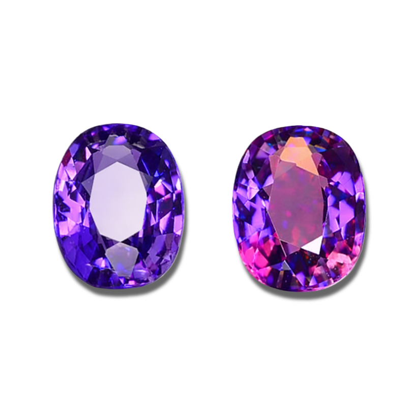 Color Change Safir – Uttrycket av Färgförändring