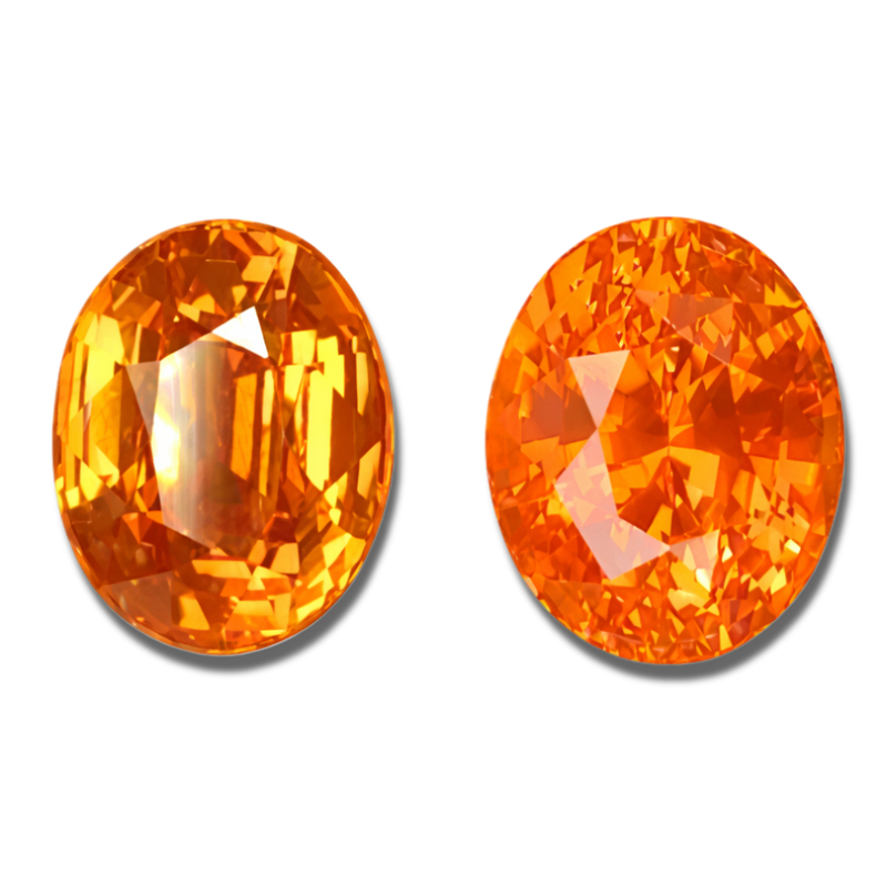 Orange Safir – Uttrycket av Varm Färg
