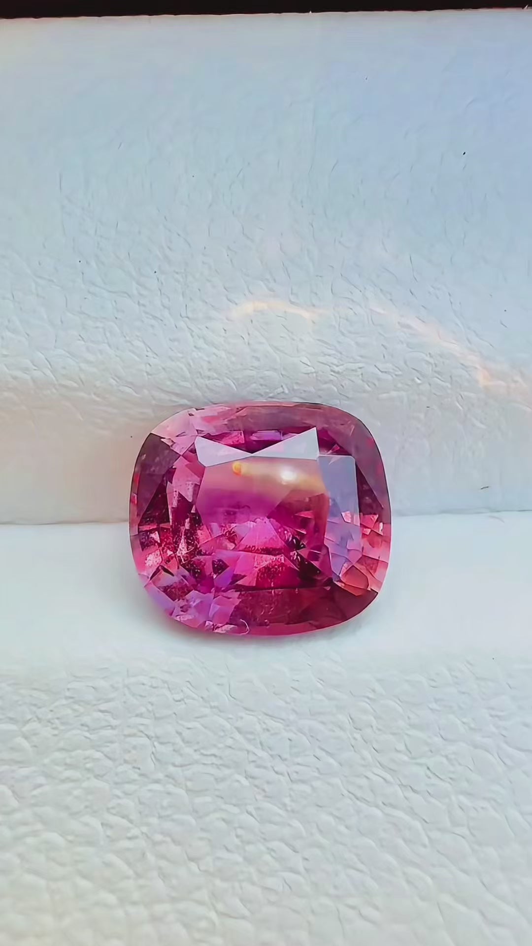 2.11 ct purplish pink sapphire gia certified