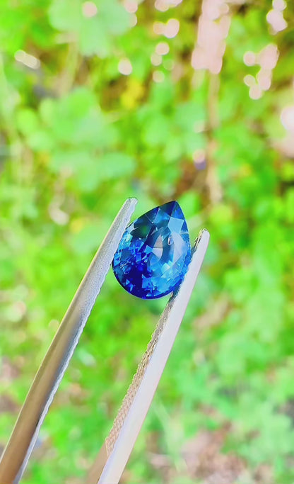1.52 ct blue sapphire gia certified