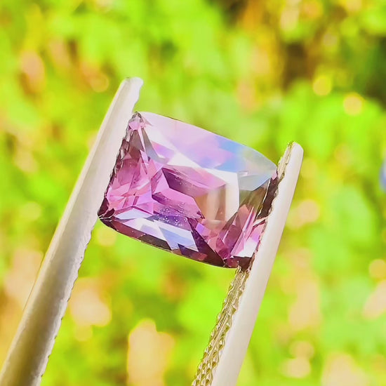 1.91 ct pinkish purple spinel certified