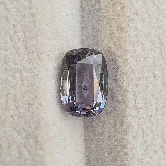 2.05 ct grey spinel certified