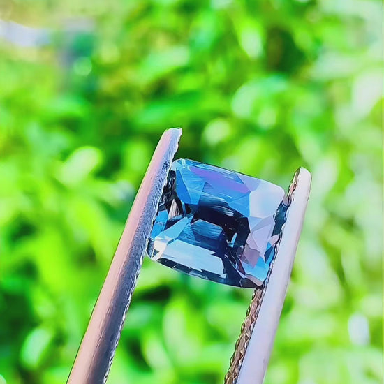 1.23 ct blue spinel certified