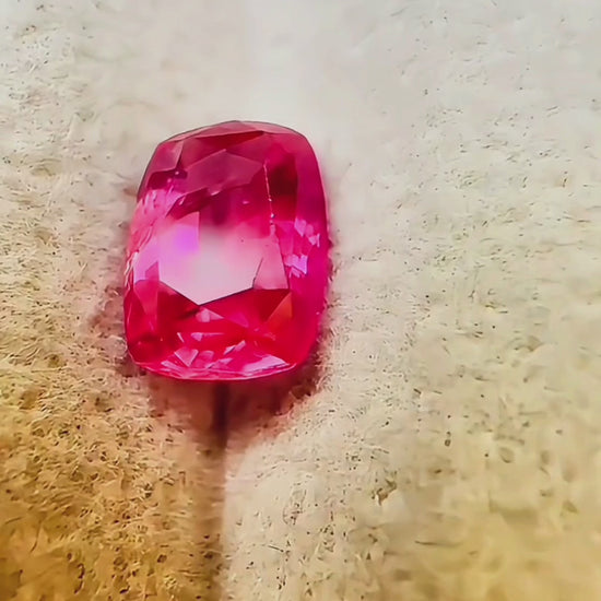 1.07 ct unheated pink sapphire gia certified